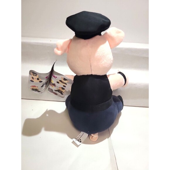 NWT Born Free Ride Free Plush Pig w/ Hat Jumpsuit 14" Motorcycle - Picture 3 of 4